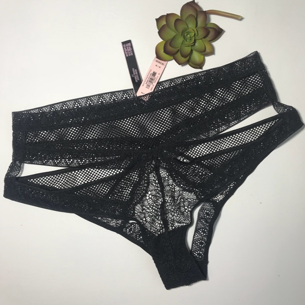 Medium Victoria’s Secret Black Fishnet Panty - Picture 6 of 6